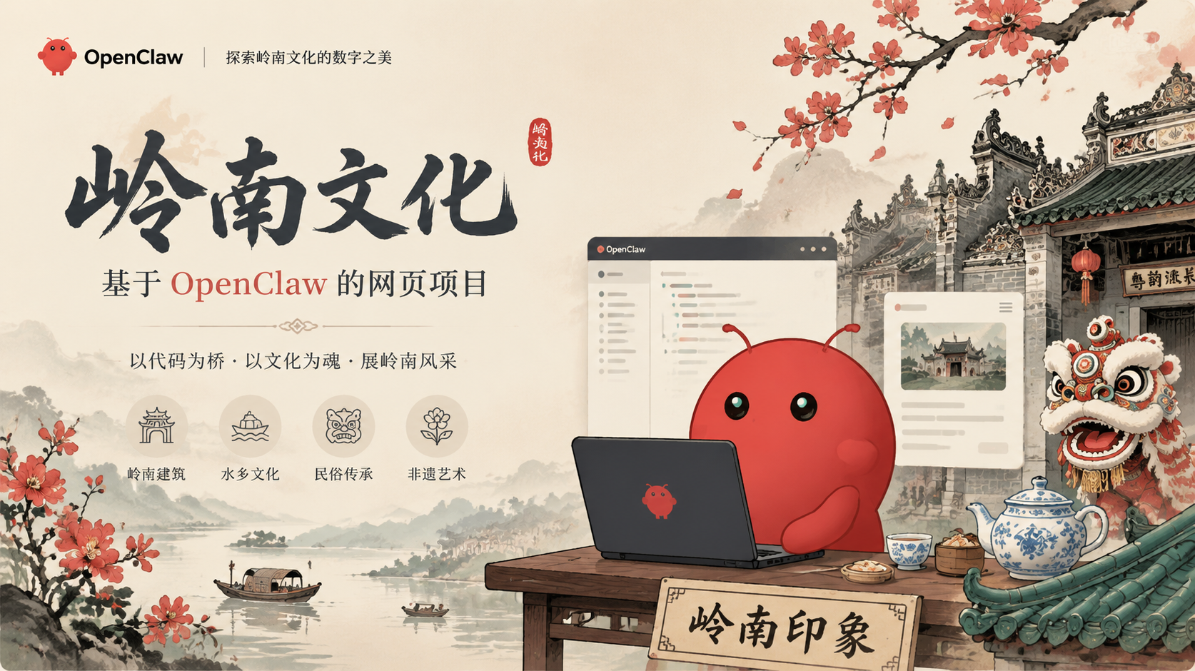 零代码小白的AI智能体开发日记：如何用小龙虾打造“岭南智慧通”