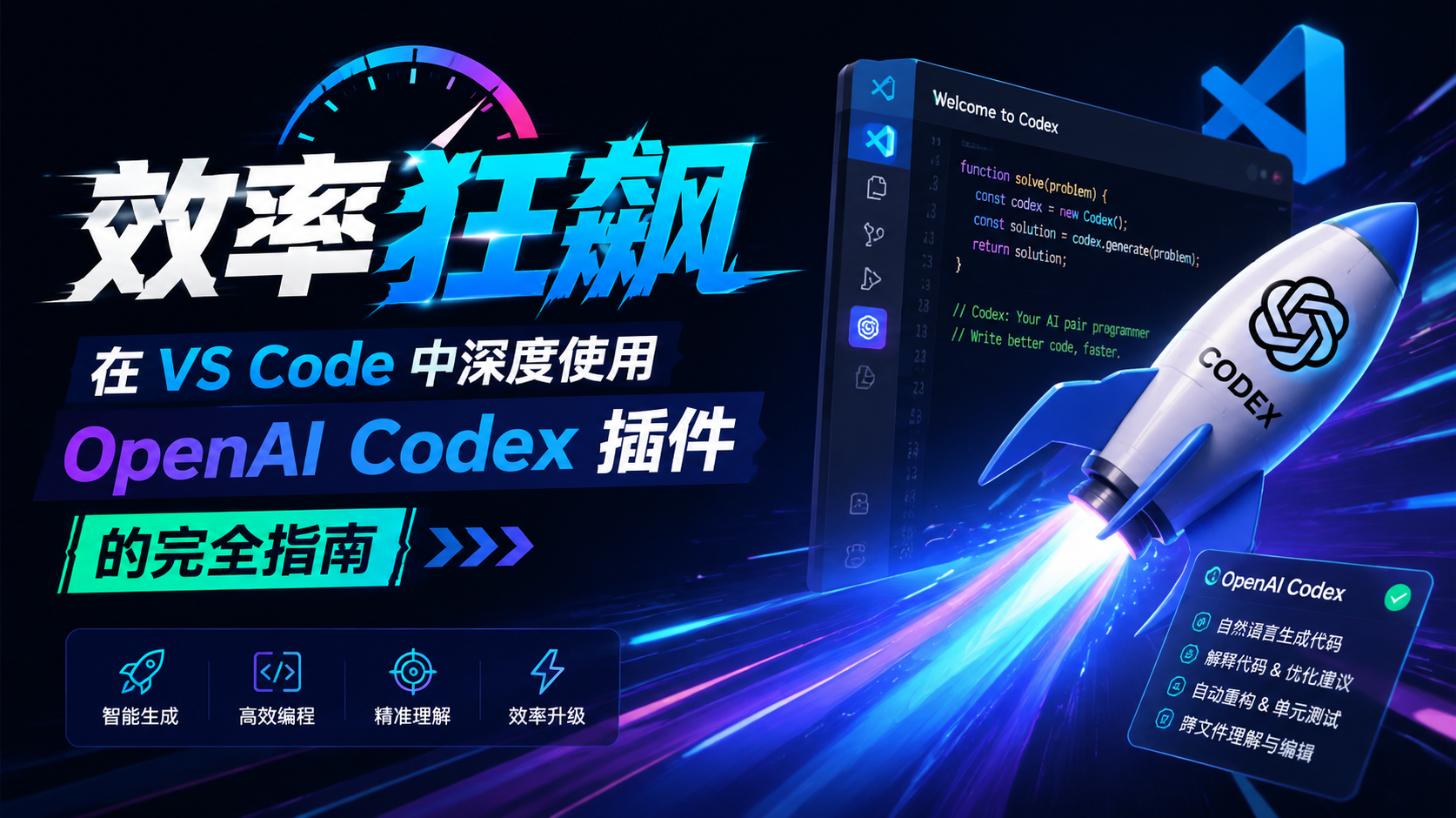 拒绝低效！VS Code 官方 OpenAI Codex 插件终极安装与进阶使用指南
